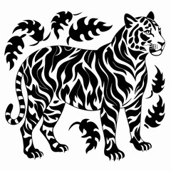 tiger vector and illustration