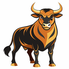 A cow vector logo icons illustration.