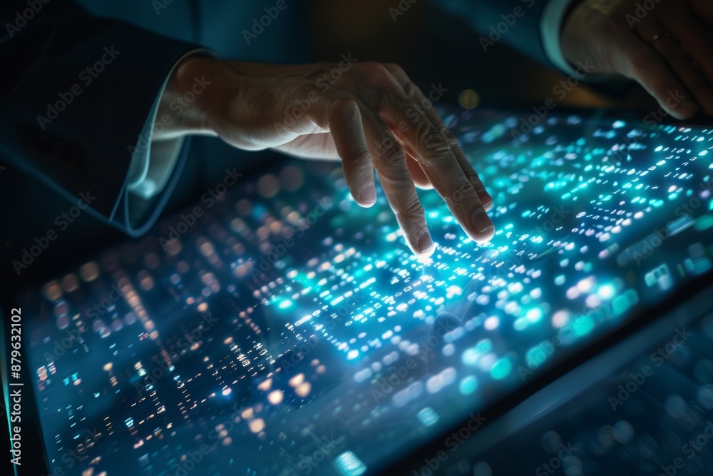 Poster analytics, finance, neural networks, machine learning, and data science with big data. data scientis