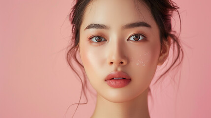Fototapeta premium portrait of a woman Generative AI 