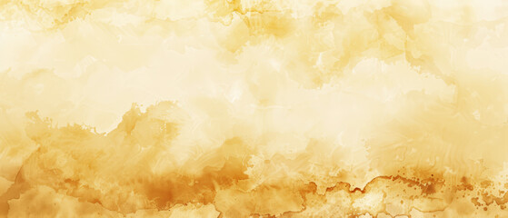 Obraz premium Soft Amber Haze Color Background with Watercolor Texture. Concept of Calm, Warm Tones