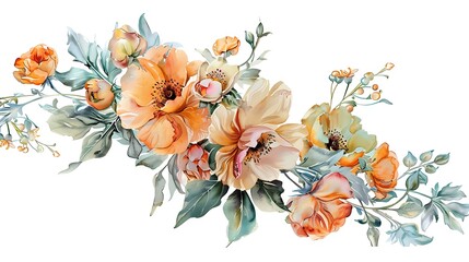 Watercolor Floral Bouquet
