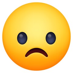 Fototapeta premium Frowning Face 