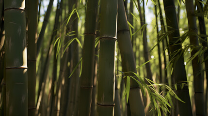 A background with a bamboo frame