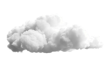 Naklejka premium White clouds in blue sky on transparent