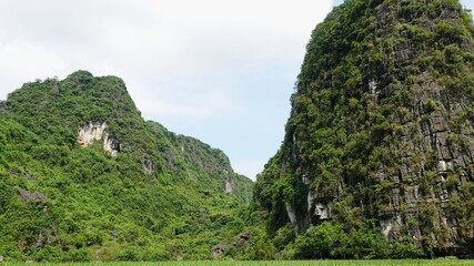 Die sog. Trockene Halong Bucht bei Ninh Binh in Vietnam