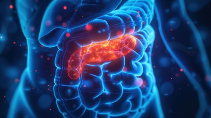 Human Digestive System Illustration