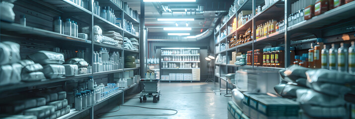 Fototapeta premium Hospital warehouse