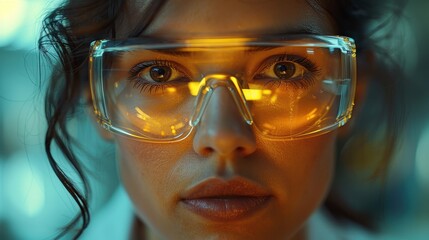 An individual wearing headphones absorbed in a technical task, signifying focus, modern technology, audio equipment, and an immersive experience in a professional setting.