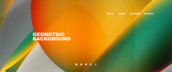 Dynamic flowing shapes concept design composition. Vector Illustration For Wallpaper, Banner, Background, Card, Book Illustration, landing page