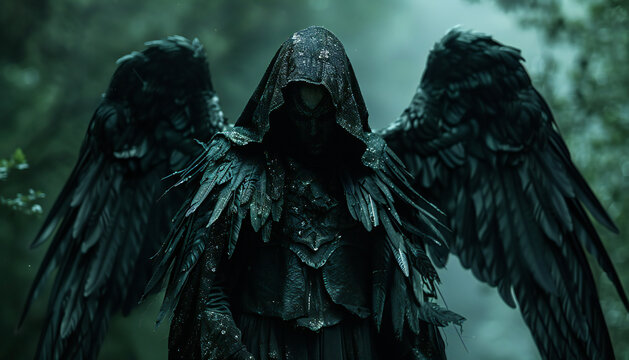 Fictitious recreation of death arcangel Azrael