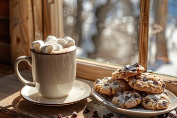 Hot Chocolate & Fresh Cookies: Sunlit Cabin Escape