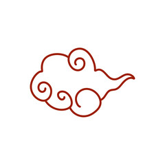 oriental cloud illustration