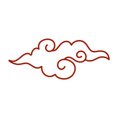 oriental cloud illustration