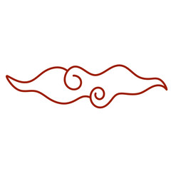 oriental cloud illustration