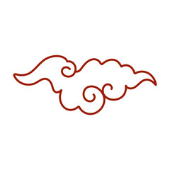 oriental cloud illustration