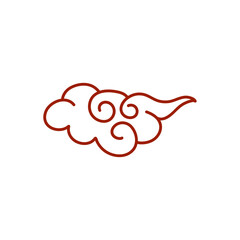 oriental cloud illustration