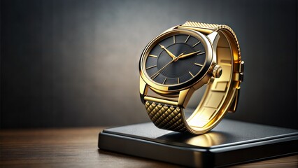 a luxury gold watch