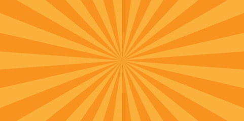 	
Modern seamless retro vintage burst sunrise sunbeam element spiral striped illustration sunray template wallpaper design. Vector orange sun rays and sunburst backdrop background.