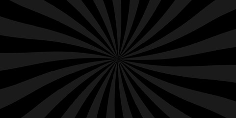 	
Abstract black and gray sun rays sunburst backdrop background. seamless retro vintage burst sunrise sunbeam element spiral striped illustration sunray template wallpaper design.