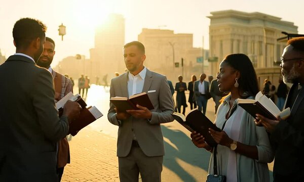 Christians who deliver Bibles on the streets and preach the gospel of Jesus Christ.