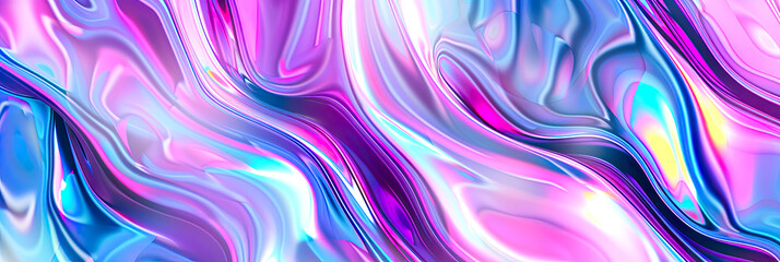 3D futuristische Wellen. Moderne Strukturen in Wellenform als Hintergrund für neue Technologien