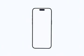 Smartphone on white background.