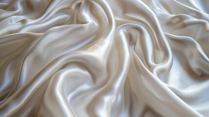Obraz premium A white silk material texture