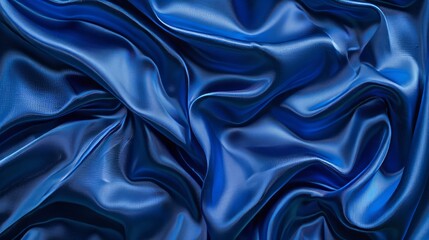 Obraz premium A dark blue silk background