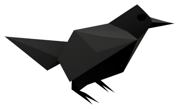recommend clip art: PNG Bird origami animal black.