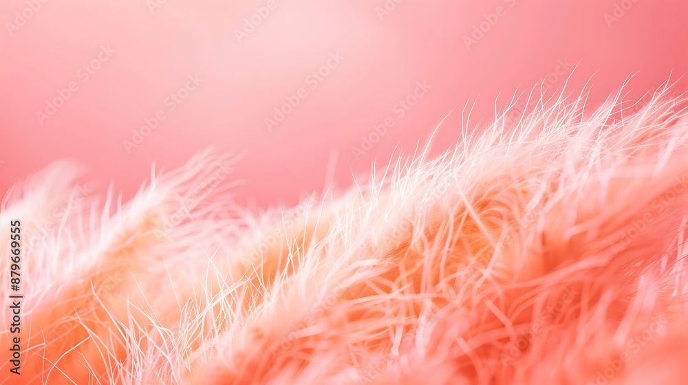 Poster color 2024 Peach Fuzz background : Generative AI