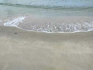 waves on the beach