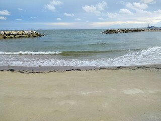 beach and sea