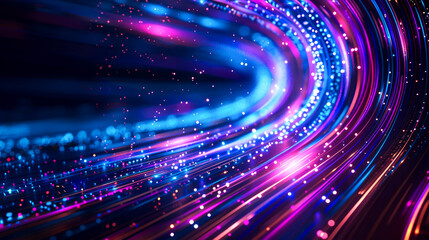 Obraz premium background digital light speed for high speed of internet