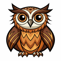owl vector and illustration