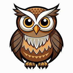 owl vector and illustration