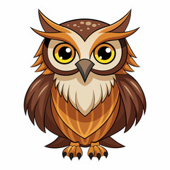 owl vector and illustration
