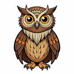 owl vector and illustration