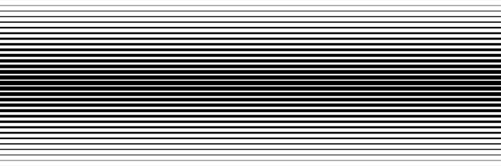 Fototapeta premium Geometric pattern of black lines on a white background. Half tone gradient line pattern. Monochrome faded halftone black horizontal lines. Striped gradient wallpaper drawn in ink. Vector illustration.