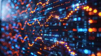 Obraz premium Advanced Bioinformatics Data Analysis Software Showing DNA Sequences and Algorithms on Computer Screen