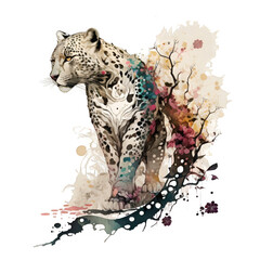 A jaguar design in okami style