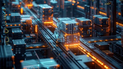 Blockchain-enabled supply chain security audit, warehouse logistics with digital twins. 