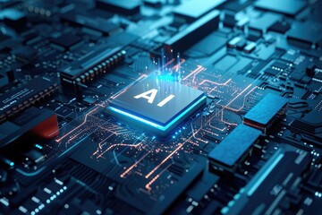 Advanced AI CPU with Blazing Speed Effects