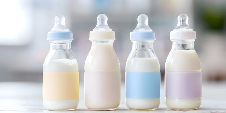 Baby Bottle Feeding Workshop for Parents. Concept Infant Nutrition, Parenting Skills, Bottle Feeding Techniques
