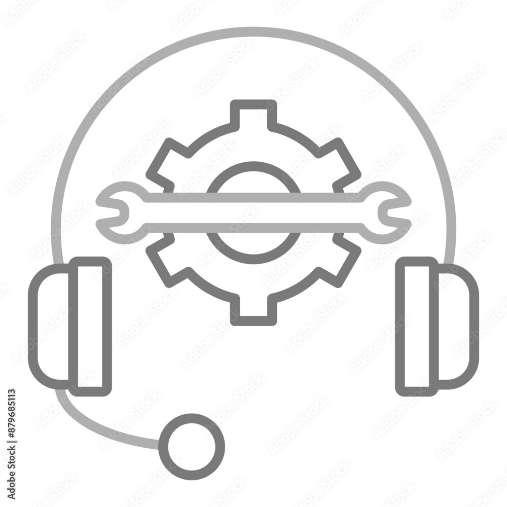 Sticker tech support icon