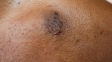 Fototapeta premium Close-Up of Skin Mole