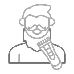 Beard trimming Icon