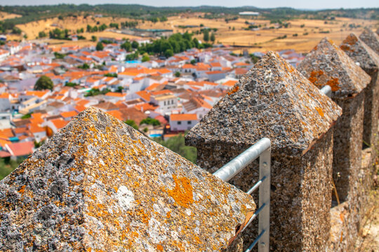 Scenic View of Alanis de la Sierra from Castle, Sevilla, Spain
