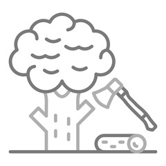 Tree cutting Icon