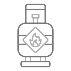 Obraz premium Gas cylinder Icon
